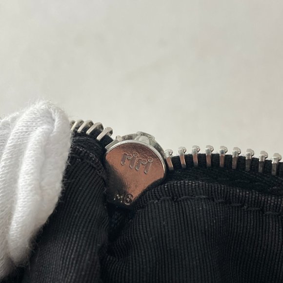 Jerome Gruet Beige Canvas Embroidered Leaf Pouch - Picture 11 of 11